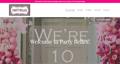 Desktop Screenshot of partybelles.com